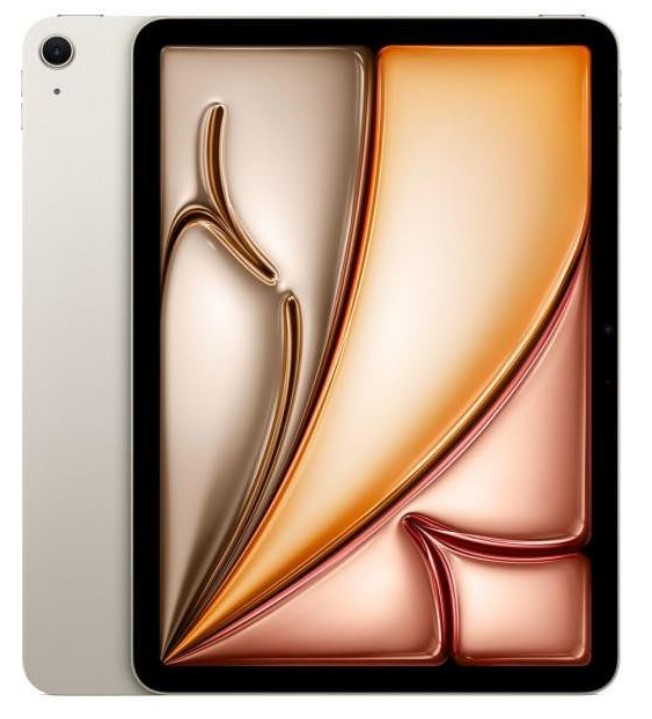 Планшет 11" Apple iPad Air 11 2024 Wi-Fi 128GB Starlight (MUWE3)