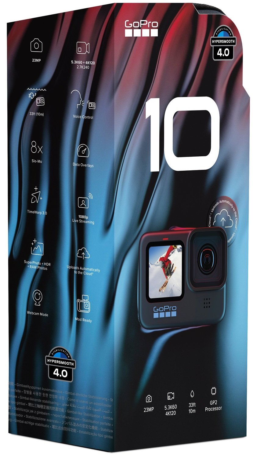 Экшн-камера GoPro HERO10 Black (CHDHX-101-RW)