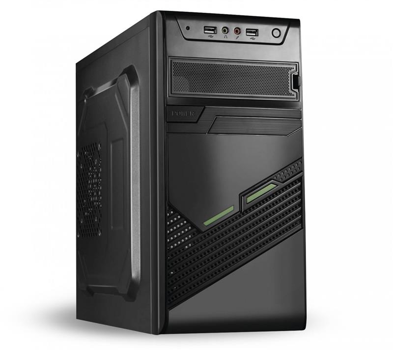 Корпус Frime FC-014B 500W-12cm 2 SATA mATX