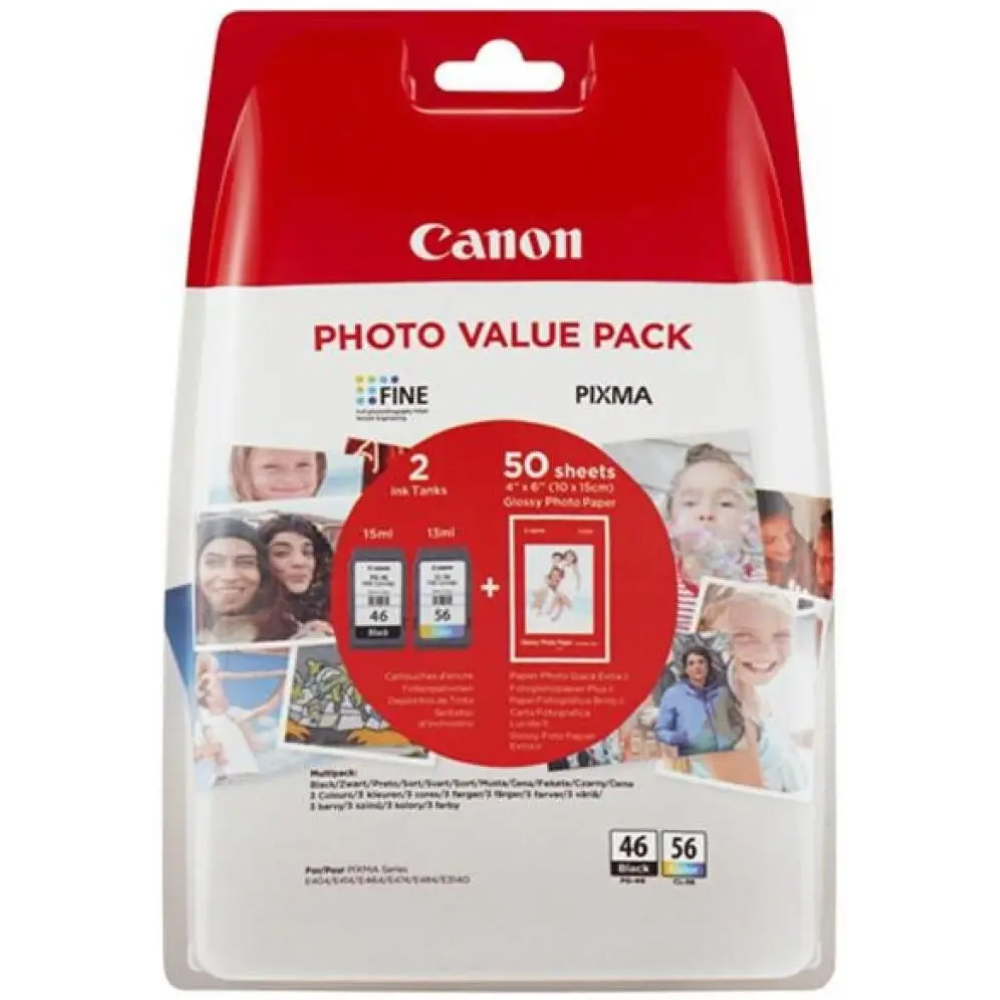 Набір картриджів Canon PG-46/CL-56 Photo Value Pack (9059B003AA)