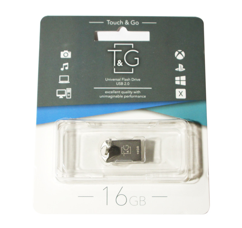 Флеш память USB 16GB T&G Metal (TG106-16G)