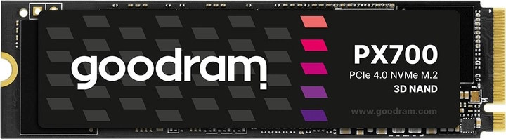 Накопичувач M.2 SSD 1TB GoodRam PX700, NVMe PCIe 4.0 x4 7400 mb/s (SSDPR-PX700-01T-80)