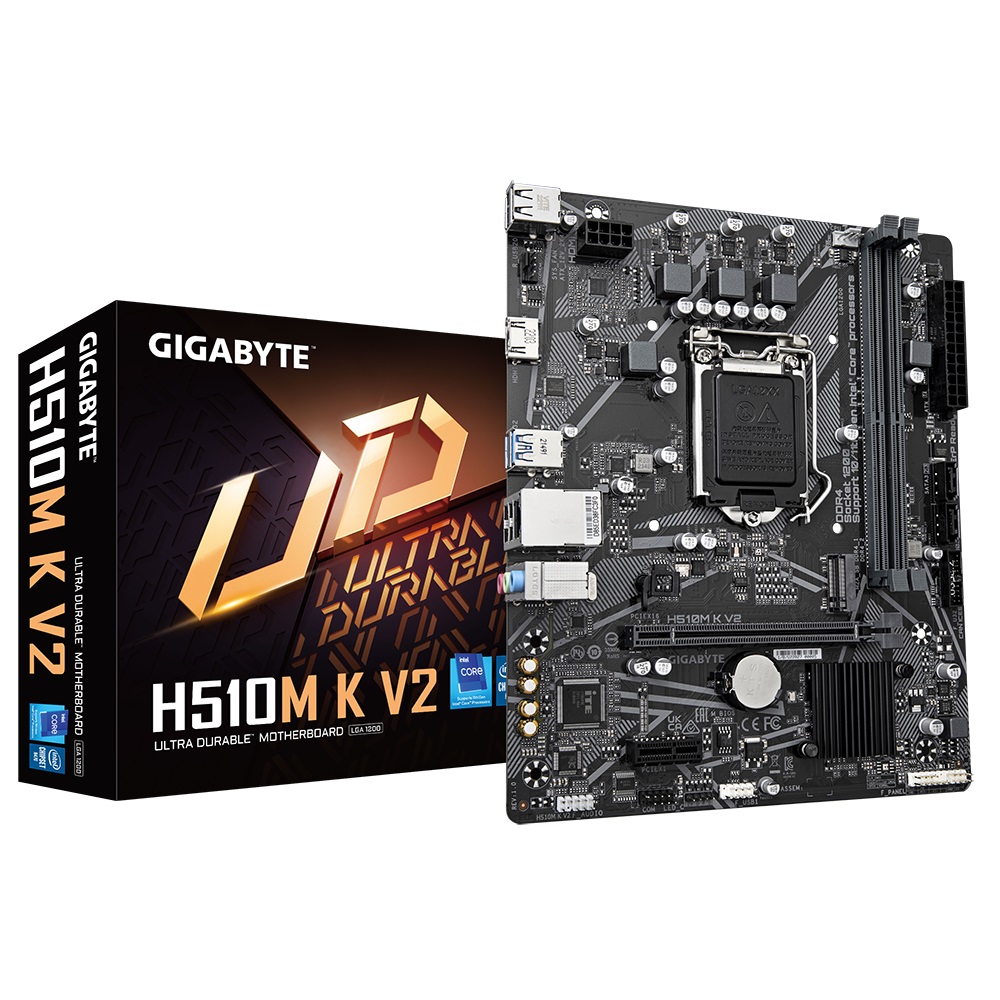 Материнська плата Gigabyte H510M K V2 (s1200, Intel H510, PCI-Ex16, M.2) 