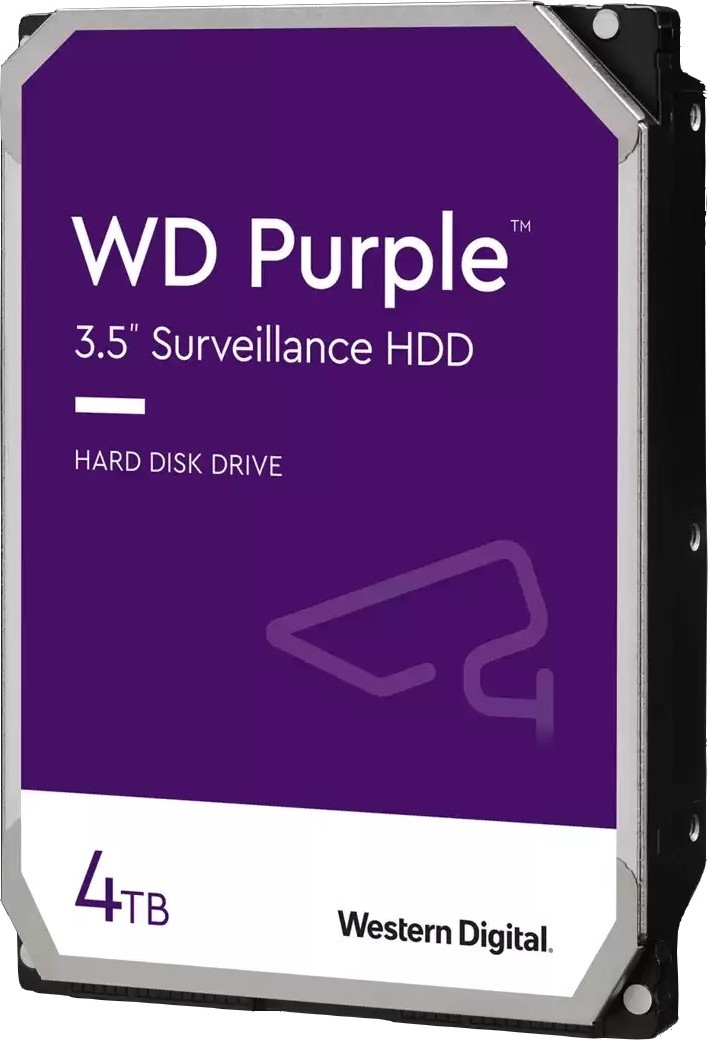 Жорсткий диск HDD 4TB 5400 WD SATA3 256Mb, Purple (WD42PURU) 
