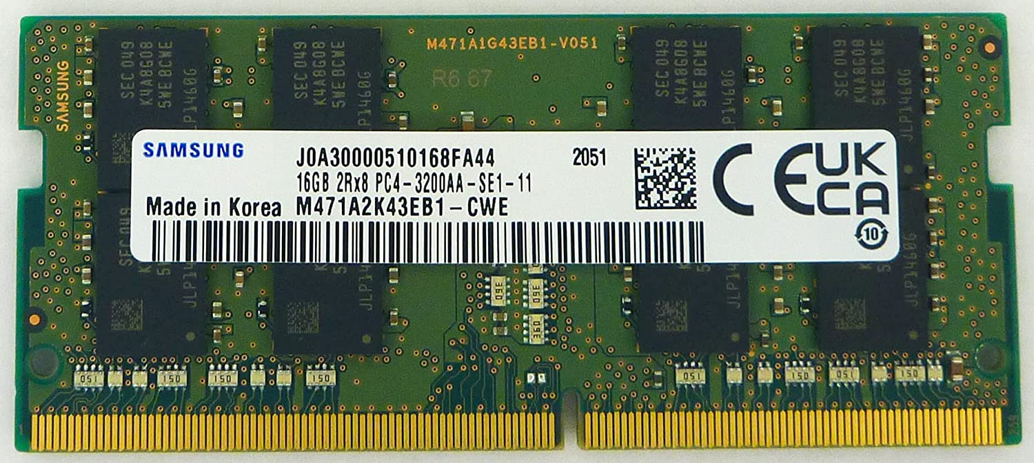 Модуль пам'яті SoDDR 4 16GB 3200 MHz 1.2v Samsung (M471A2K43DB1-CWE)
