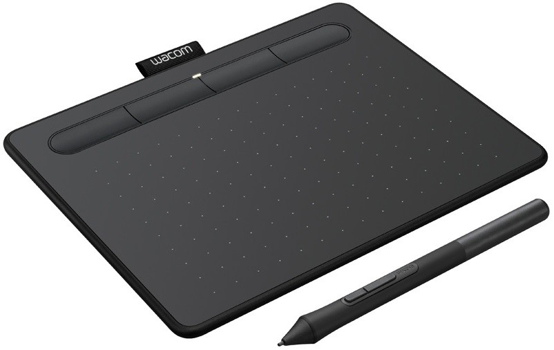 Графічний планшет Wacom Intuos S Bluetooth Black, (CTL-4100WLK-N)