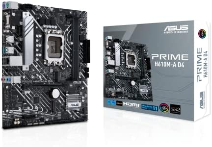 Материнська плата Asus Prime H610M-A D4-CSM (s1700, Intel H610, PCI-Ex16) 