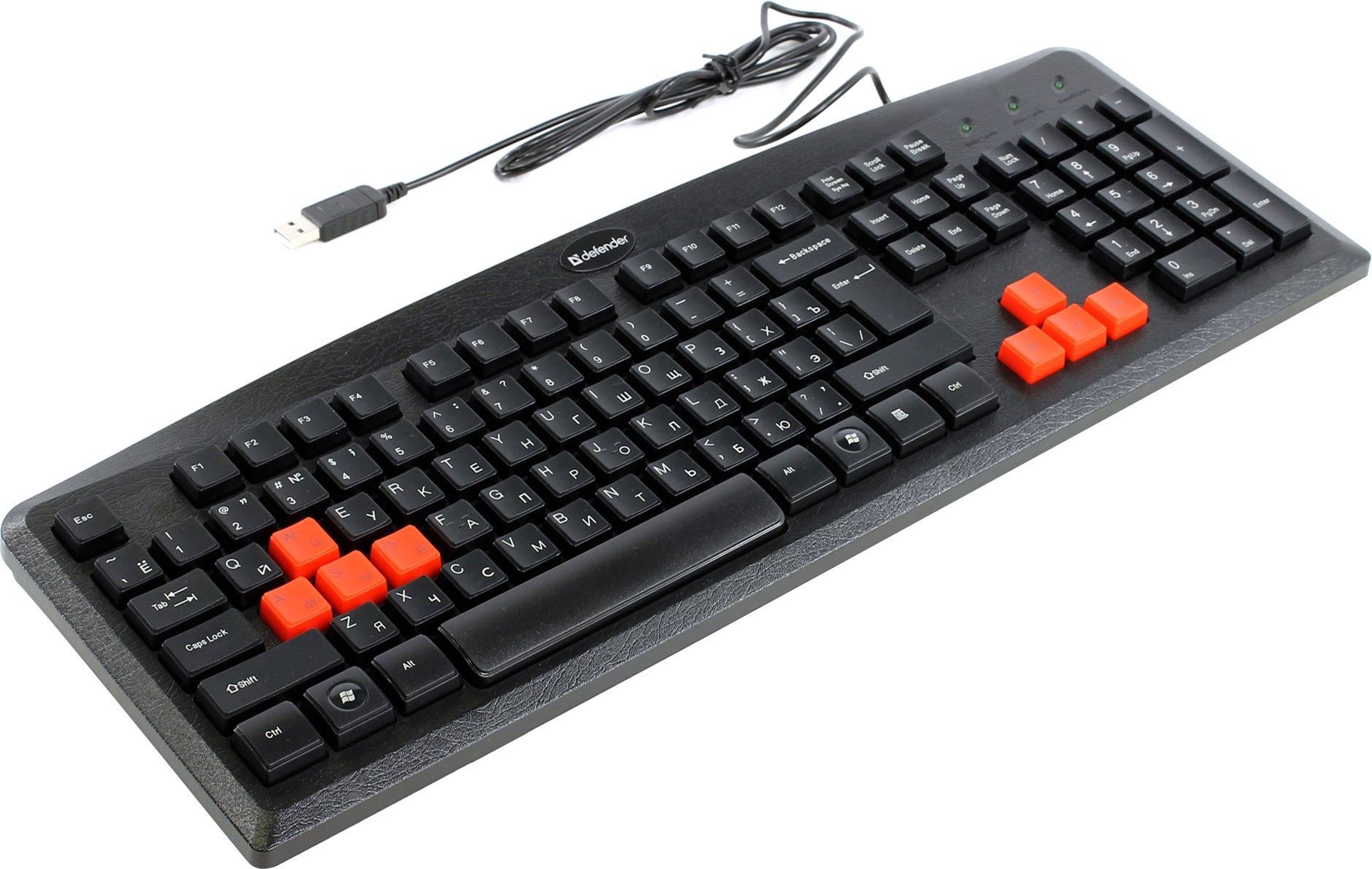 Клавіатура Defender Warhead GK-1102, USB (45704)