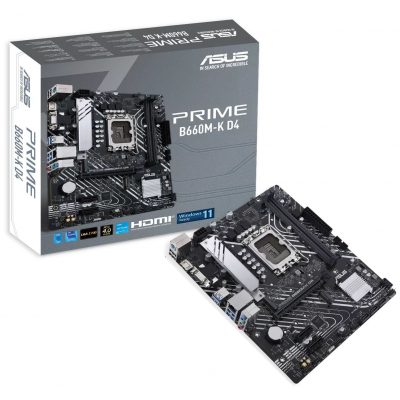 Материнська плата Asus Prime B660M-K D4 (s1700, Intel B660, 2xDDR4, 2xM.2)