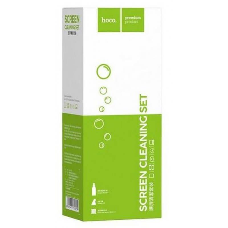 Набір для чистки Hoco Screen Cleaning Set, 7 в 1, спрей 200ML, 5 x тканинна серветка, 2 x scraper