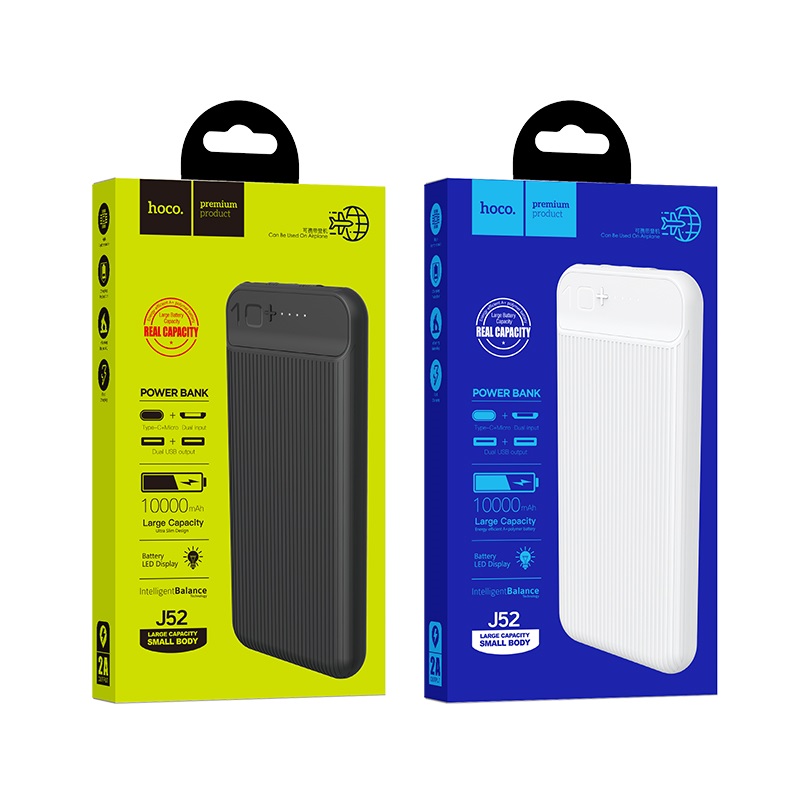 Портативні акумулятори (Power Bank) Hoco J52 10000mAh