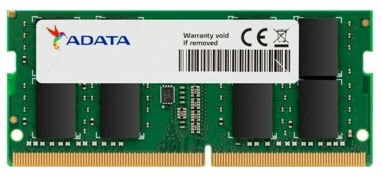 Модуль пам'яті SoDDR 4 16GB 2666 MHz 1.2v ADATA (AD4S266616G19-SGN)