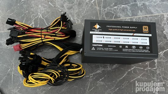 Блок живлення 1800W Furious Shark, (Mining edition)