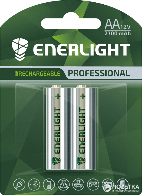 Аккумулятор AA 2700mAh Enerlight (1шт.)