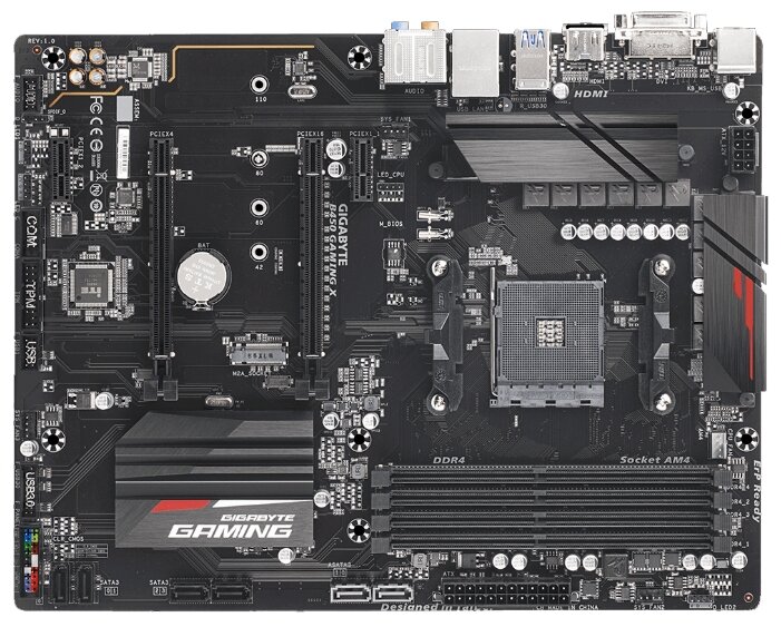 Материнська плата Gigabyte B450 GAMING X (sAM4, AMD B450, PCI-Ex16)