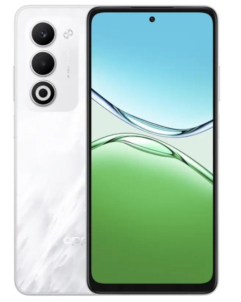 Мобільний телефон OPPO A5 Mist White, 6.5", Qualcomm Snapdragon 6s Gen 1 (2.2 ГГц), 6 ГБ, 128 ГБ, 2 Sim