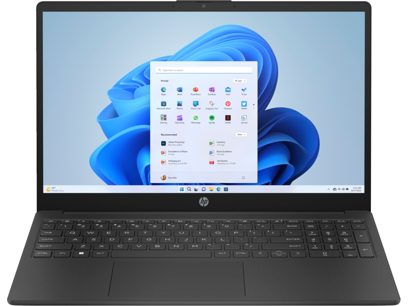 Ноутбук HP 15-fc0017na (8B4U2EA), 15.6" FHD, AMD Ryzen 5 7520U (4.3 Ghz), 8GB, 256GB SSD, AMD 610M