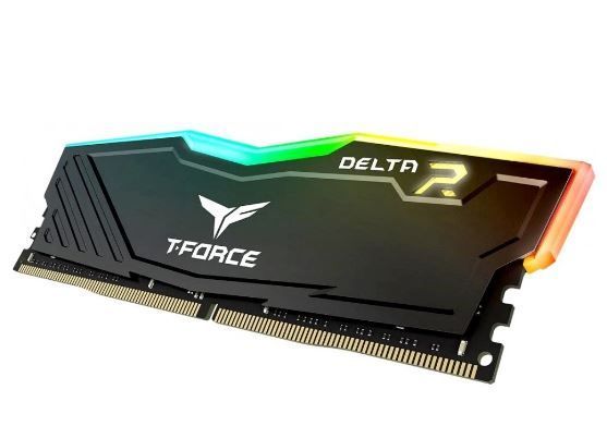 Модуль пам'яті DDR4 8GB 3600 MHz Team T-Force DELTA RGB (TF3D48G3600HC18JBK)