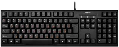Клавіатура Sven KB-S300, Black, USB (00600199)