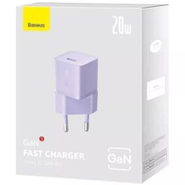 Зарядний пристрій BASEUS GaN 5 Fast Charger 20W Type-C (CCGN050105) Purple
