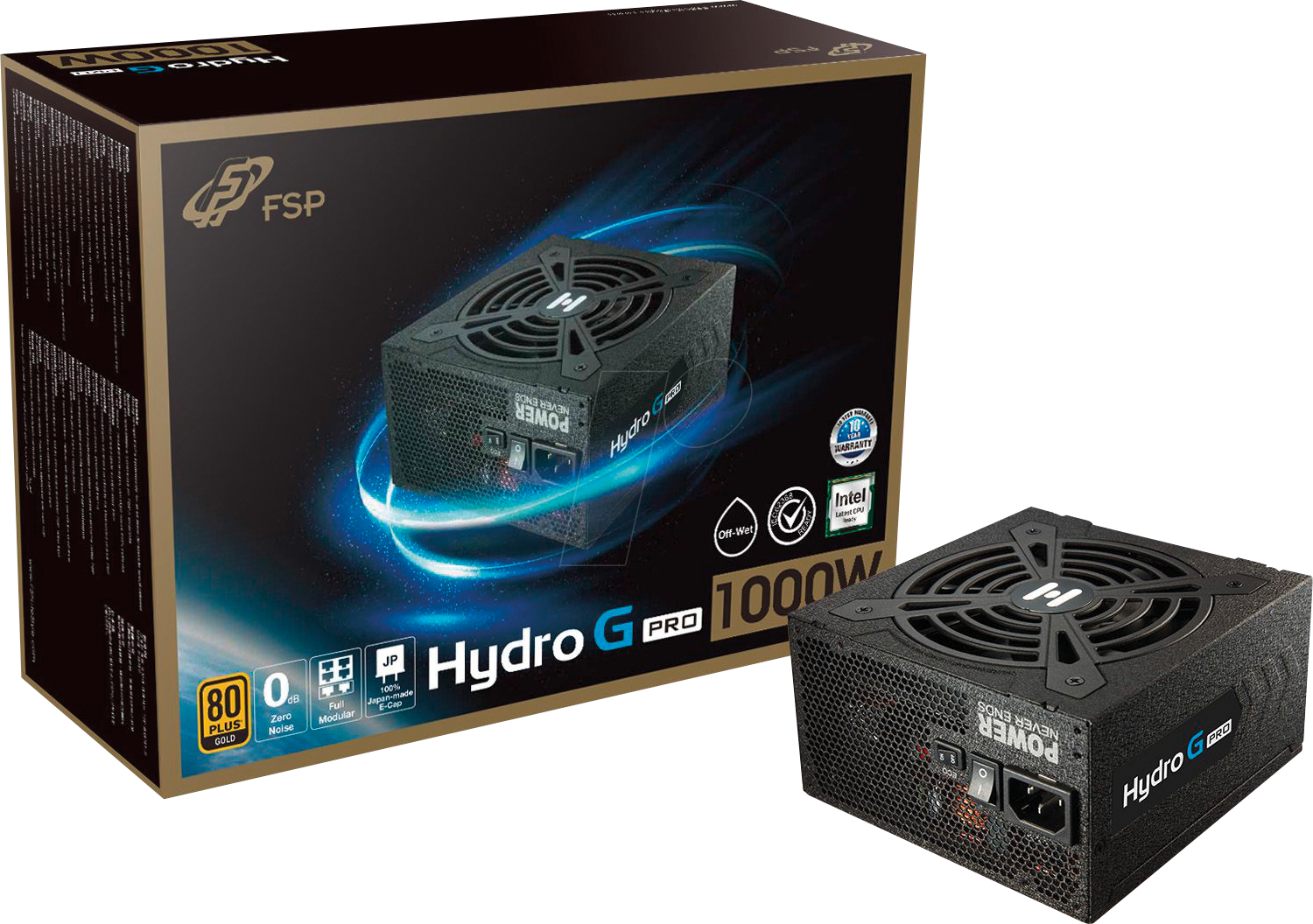Блок живлення 1000W FSP Hydro G Pro 80 PLUS GOLD, PCI-E 5 Ready (PPA10A2413)