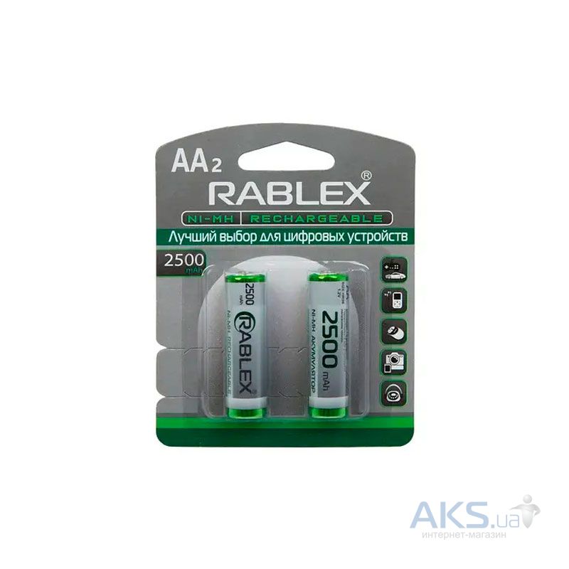 Аккумулятор AA 2500mAh Rablex HR06 ( 1шт.)