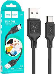 Кабель USB Type-C, 1 m Hoco X90 Silicone