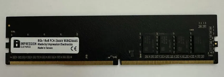 Модуль пам'яті DDR4 8GB 2666 MHz Impression (BS8G2666S)