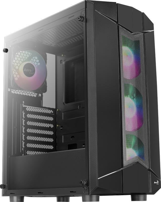 Корпус Aerocool Sentinel (Sentinel-G-BK-v1), Black, без БЖ
