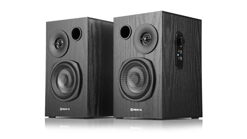 Колонки REAL-EL 2.0 S-235, 2x9,0W, Black (EL121200010)