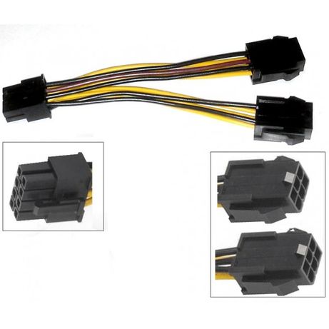 Кабель Питания переходник для питания видеокарты 2x6P to 8P ZOTAC Original