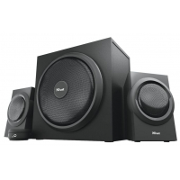 Колонки TRUST Yuri Speaker Set Black, система 2.1, потужність 60 Вт (23696)