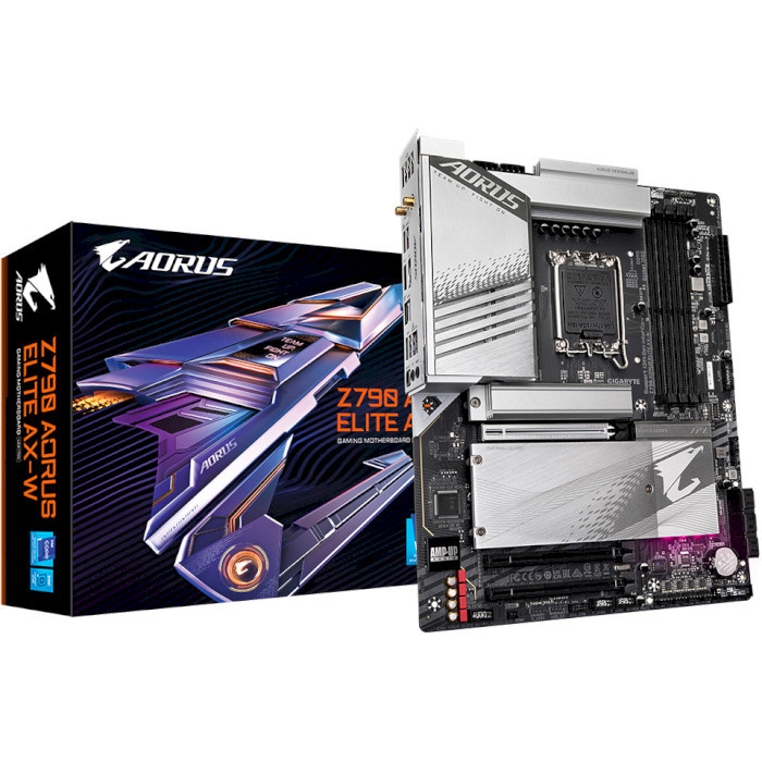 Материнська плата Gigabyte Z790 Aorus Elite AX-W (s1700, Intel Z790, PCI-Ex16)