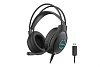 Навушники A4 Tech FH300U Black із мікрофоном, USB