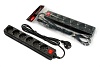 Мережевий фільтр FrimeCom (FC-B2006W) 6 розеток, 1.8 м, чорний