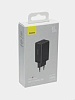 Зарядний пристрій BASEUS GaN 3 Pro Fast Charger 65W, 2xType-C, USB (CCGP050101 Black)
