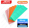 Термопрокладка JEYI All in One, 5 W/mK, 15*15*1.5 (30шт), 15*15*1 (30шт), 15*15*0,4 (20шт), 15*15*0,2 (20шт)