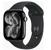 Смарт-часы Apple Watch Series 11 GPS 46mm Jet Black Alu. Case w. Black S. Band - M/L (MEUX4)