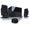 Колонки MicroLab M-200, система 2.1, пластик, 16Вт+2*10Вт, RMS, дротовий пульт ДК, Black