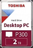 Жорсткий диск HDD 2TB Toshiba P300 7200 SATA3 256Mb (HDWD320UZSVA)