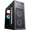 Корпус GAMEMAX MT525-2U3TYC-500B, Miditower ATX, БП 500W