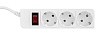 Мережевий фільтр ProLogix (PRS-P3CU-18W) 3 розетки, 1.0 мм, 1.8 м, білий