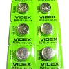 Батарейка AG10 Videx (LR1130) (1шт.)