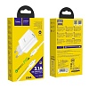 Зарядний пристрій Hoco C80A, USB/Type-C 20W + кабель Type-C