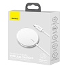 Бездротовий Зарядний пристрій Baseus BS-W522 15W, USB Type-C, White (WXJK-F02) Support iPhone 12