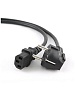 Кабель Power для ПК, 1.8 м, Schuko PC-186 CEE7/7-C13-CCA18, 0.75mm, для компьютера , OEM Q15/180