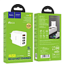 Зарядний пристрій Hoco C102A 18W, 4xUSB, White