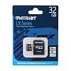 Флеш память MicroSD 32GB Patriot LX + SD UHS-I (Class 10) (PSF32GMCSDHC10)