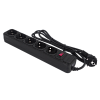 Мережевий фільтр LogicPower LP-X5 2.0 м чорний