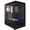 Корпус 1stPlayer MIKU Mi7-A-BK-2F7R-1F7 Black без БЖ